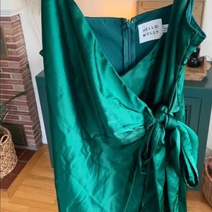 Hello Molly green wrap dress